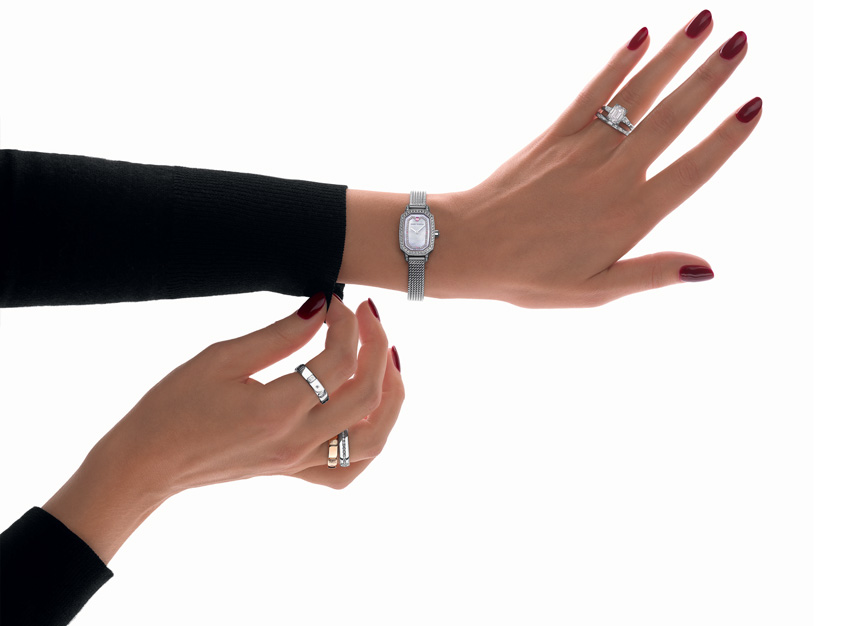 Harry Winston Emerald ladies watches and jewellery