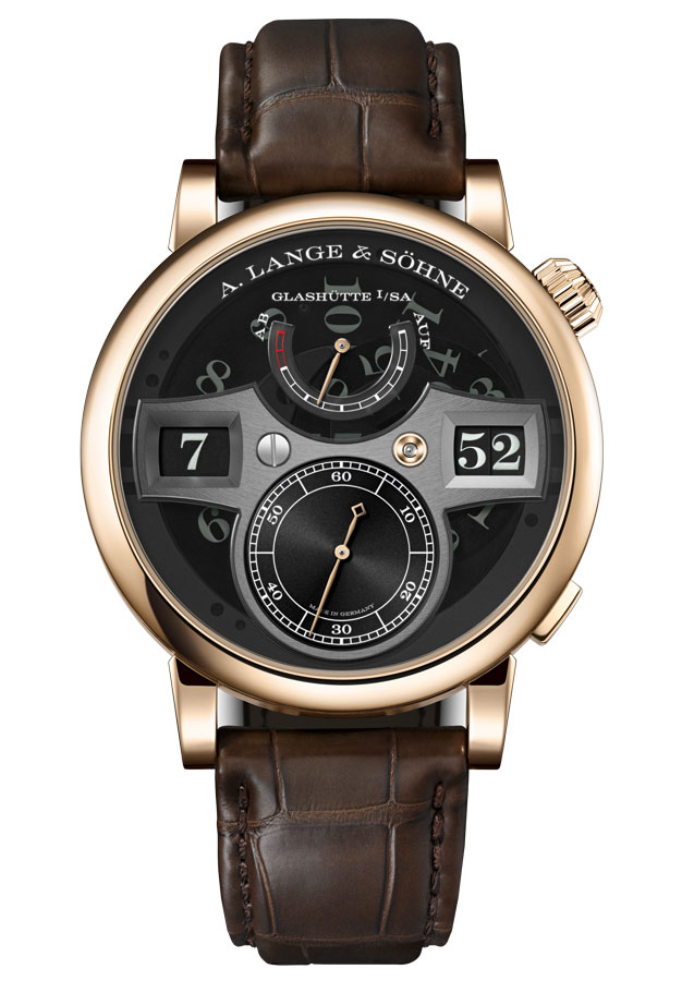 A. Lange & Söhne Zeitwerk Honeygold Lumen front