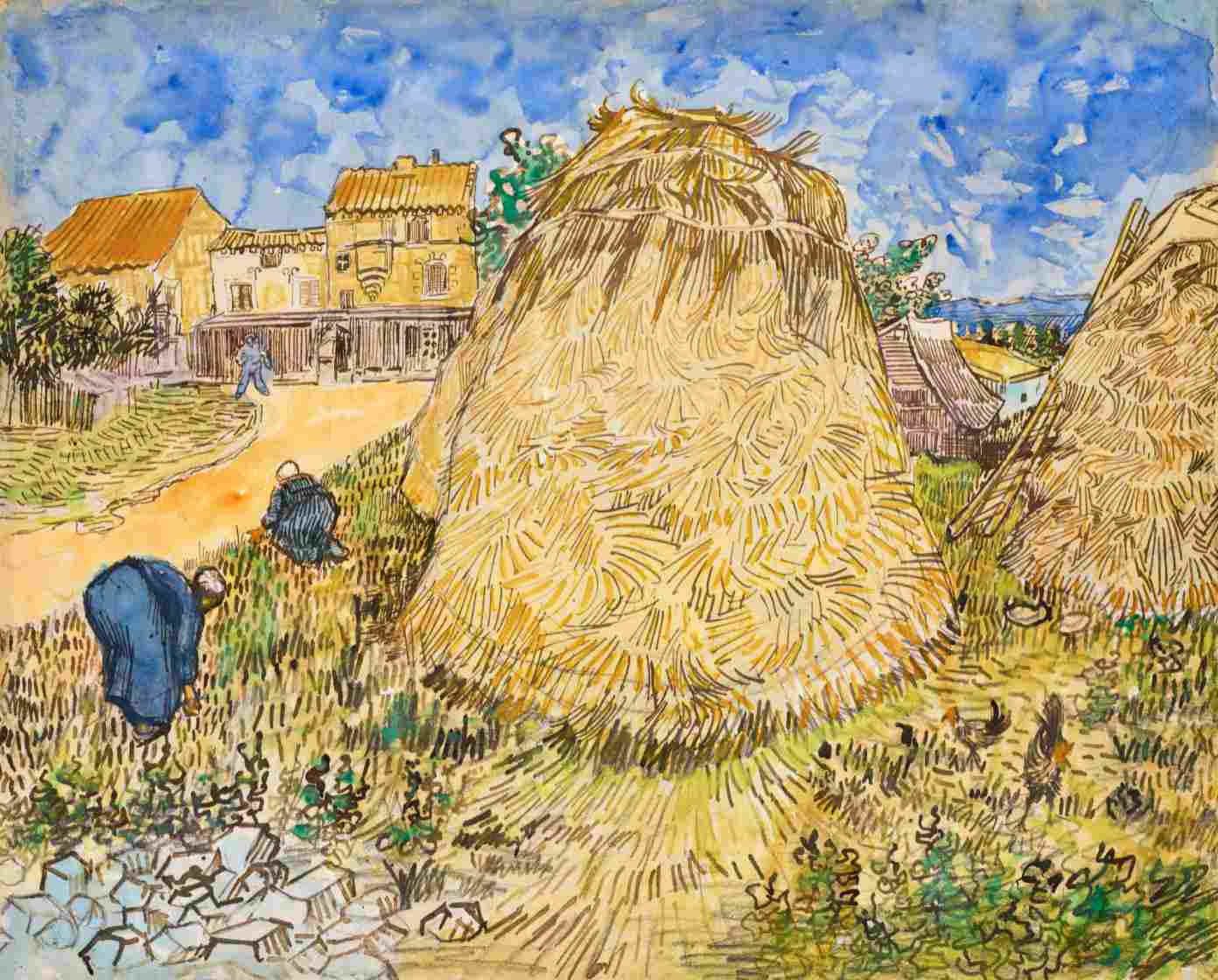 Vincent Van Gogh (1853-1890), Meules de blé
