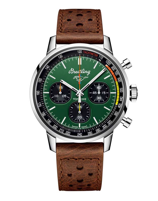 Watch car partnerships Breitling green