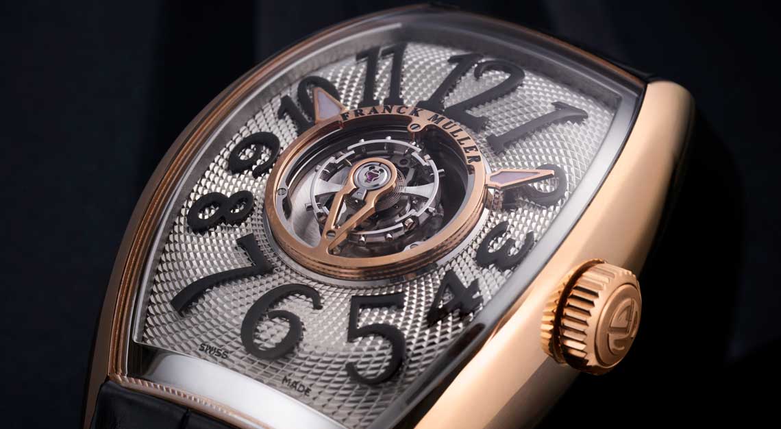 Franck Muller Grand Central Tourbillon close up dial