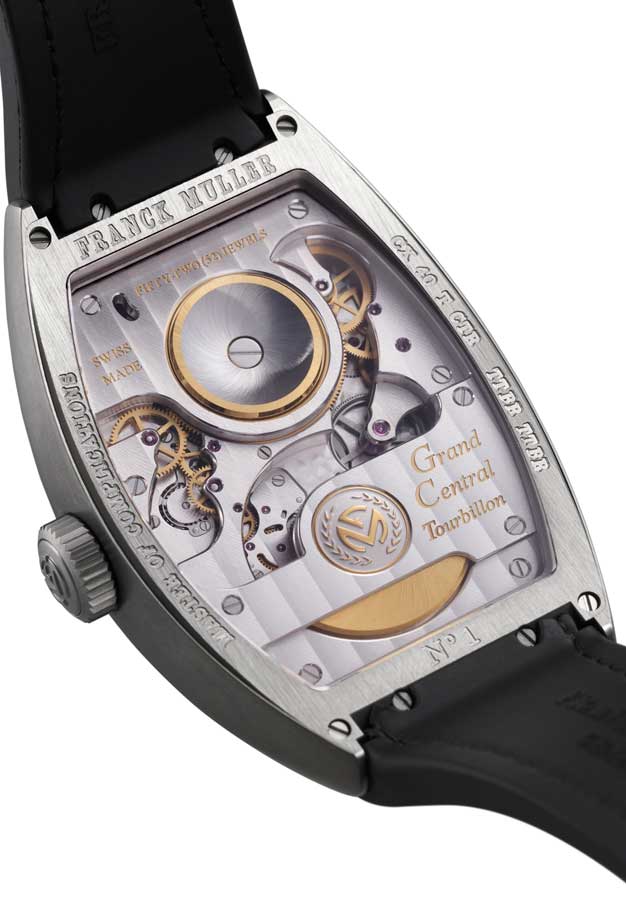 Franck Muller Grand Central Tourbillon back