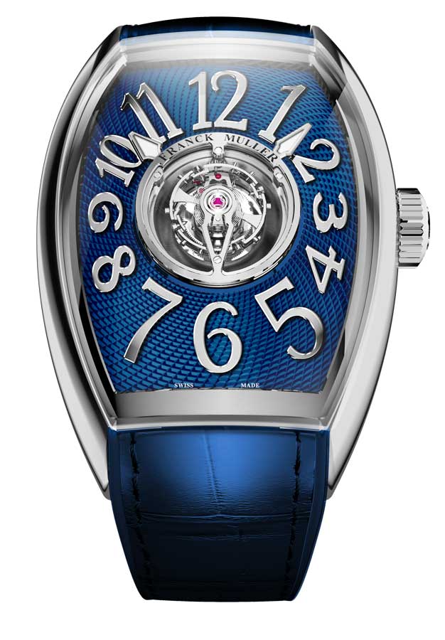 Franck Muller Grand Central Tourbillon wg blue