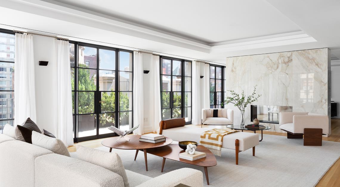 555 West End Avenue's Terrace Penthouse