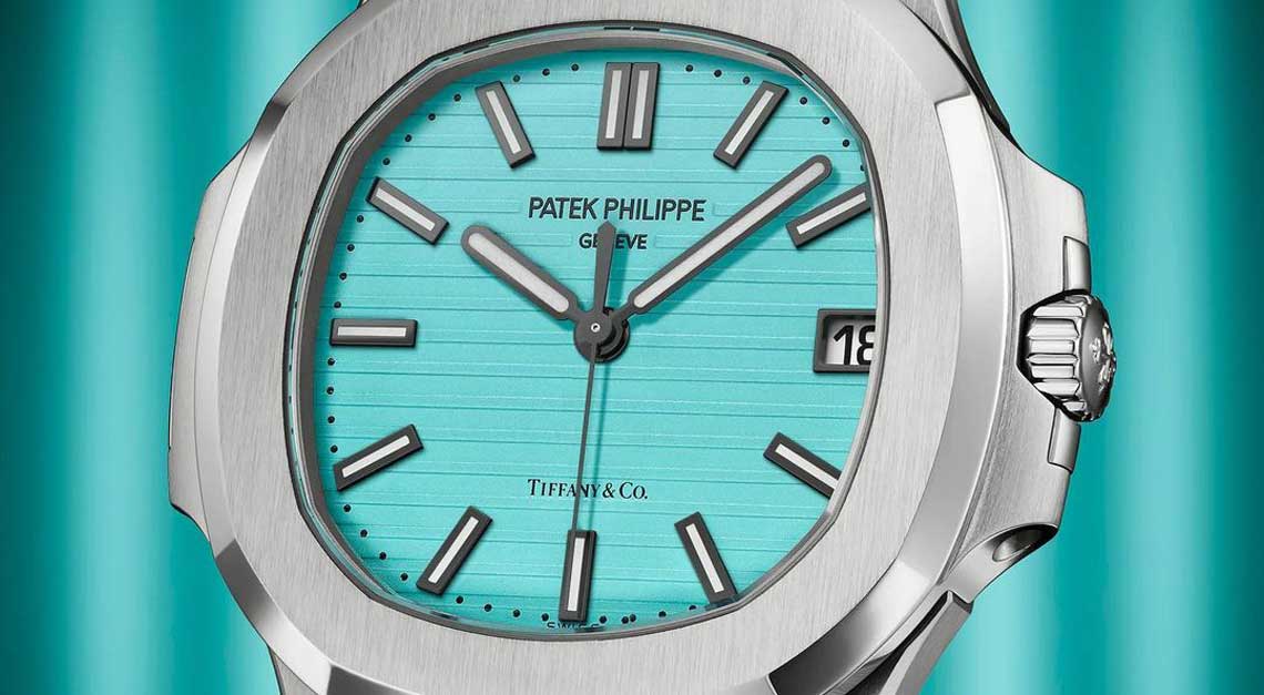 Tiffany blue Patek Philippe feature