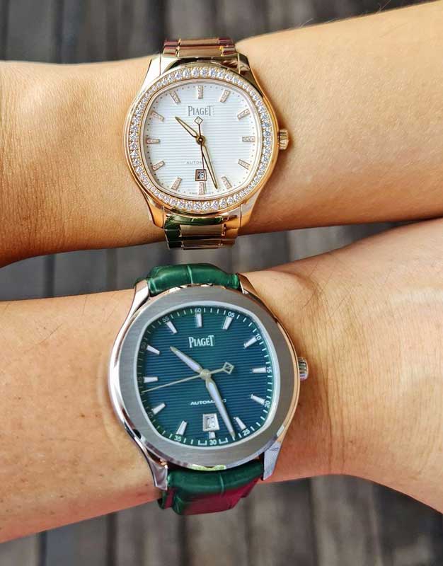 Watch collector Piaget couple