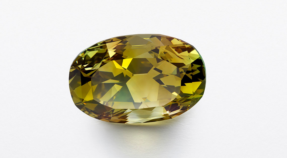 Extraordinary gemstones Chopard chameleon diamond