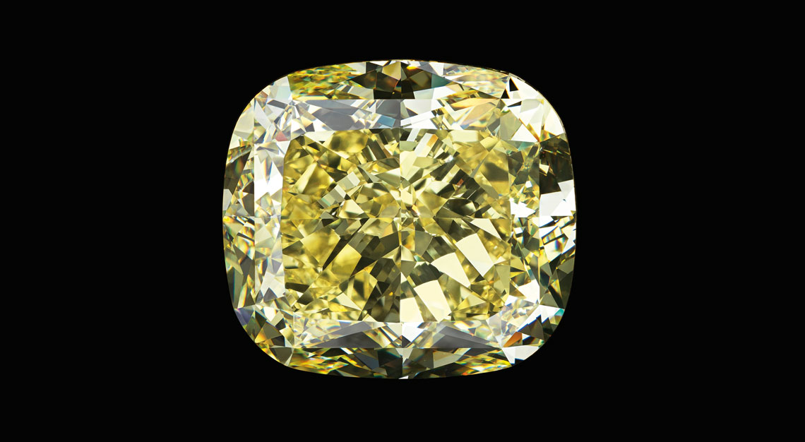 Extraordinary gemstones Dior yellow diamond