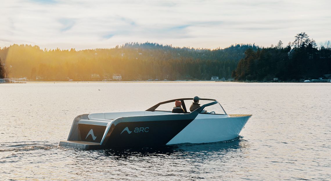 Arc One electric speedboat