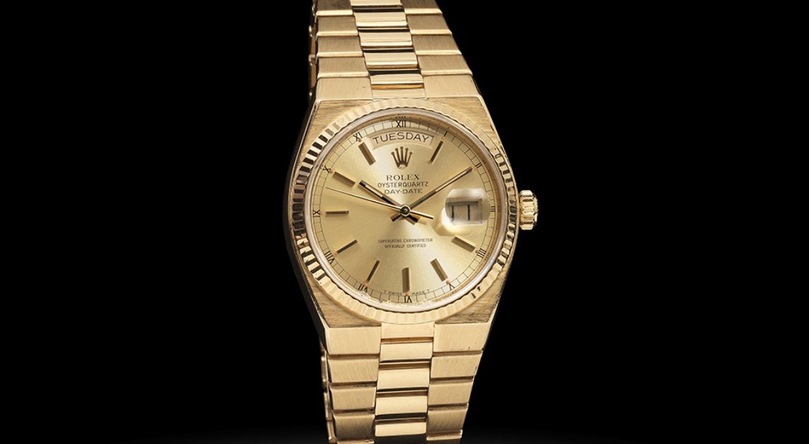 Michael Caine’s Gold Rolex
