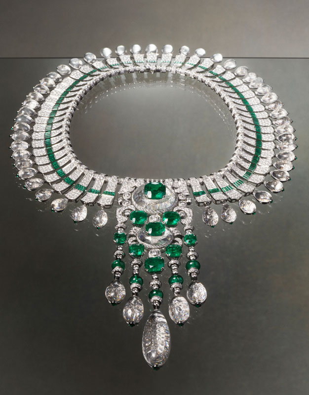 Boucheron New Maharajahs high jewellery emerald necklace product