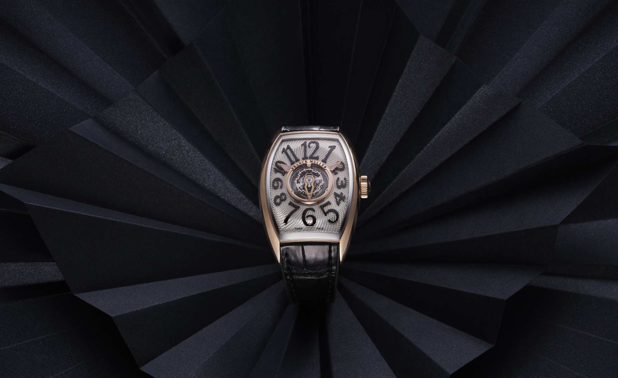 Franck Muller Grand Central Tourbillon (Rose Gold with Silver Dial)