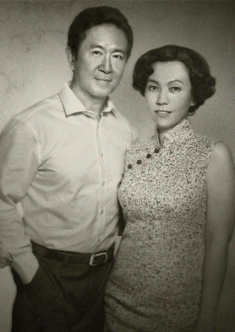 The LKY Musical, starring Adrian Pang (left) and Kit Chan (right)