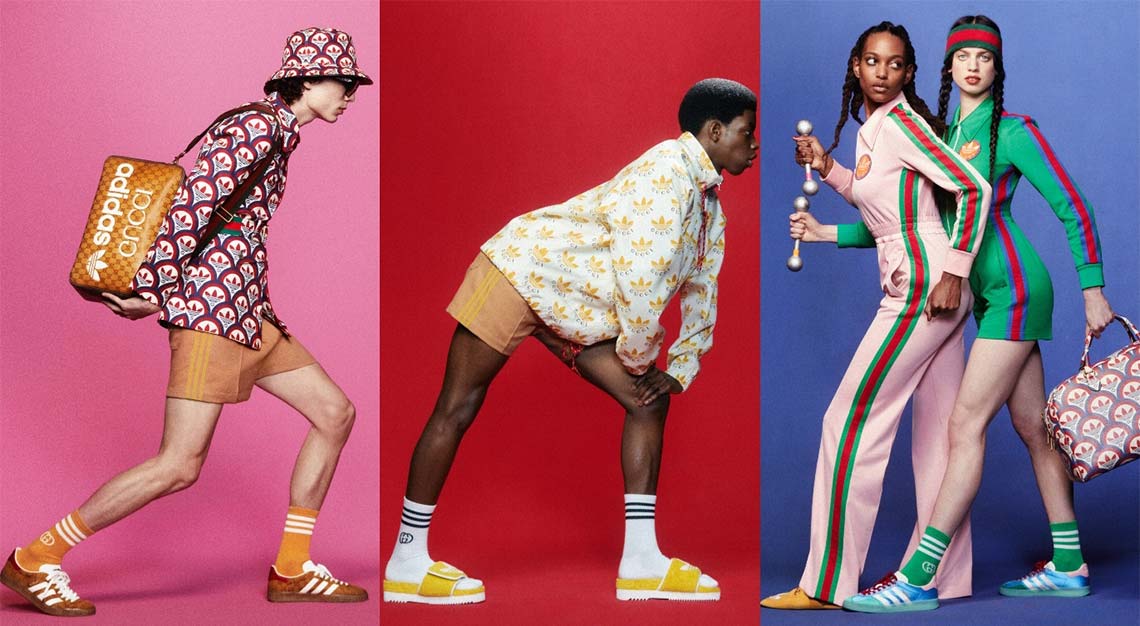 Adidas x Gucci’s 1970s sportswear