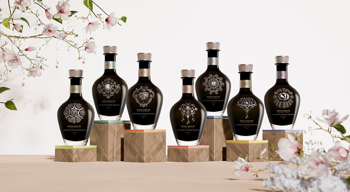 Royal Salute’s Platinum Jubilee Edition is a tribute to the long reign of Queen Elizabeth II