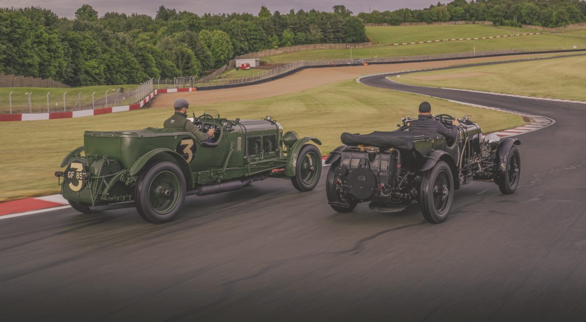 The 12 cars are modelled after the 'Old Number 3', one of the Speed Sixes entered by Bentley into the Le Mans in 1930.