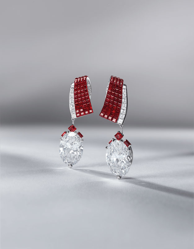 Van Cleef Arpels high jewellery volutes earrings