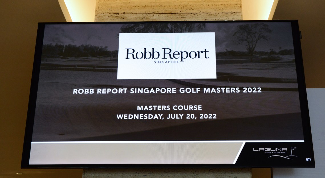 robb report golf masters 2022