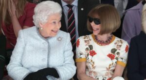 queen elizabeth and anna wintour