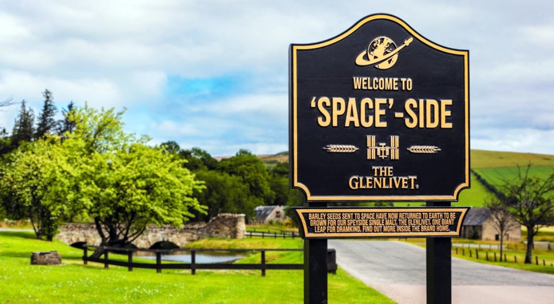 The Glenlivet space whisky
