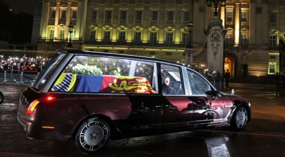 Queen Elizabeth's hearse