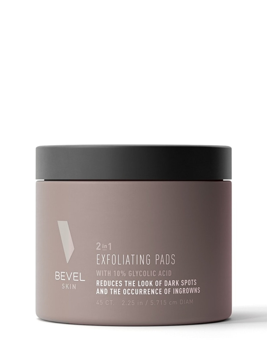 Bevel 2-In-1 Exfoliating and Toning Pads With 10% Glycolic Acid