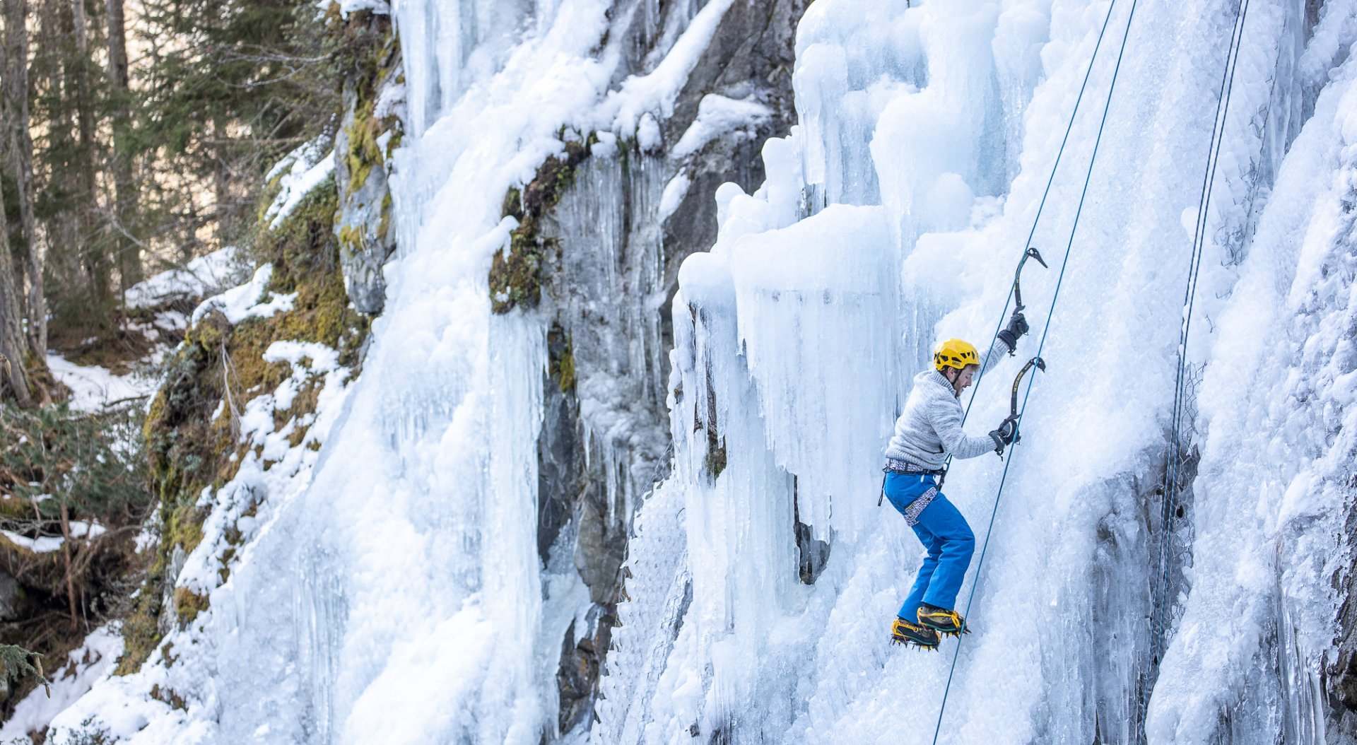 waterfall climbing