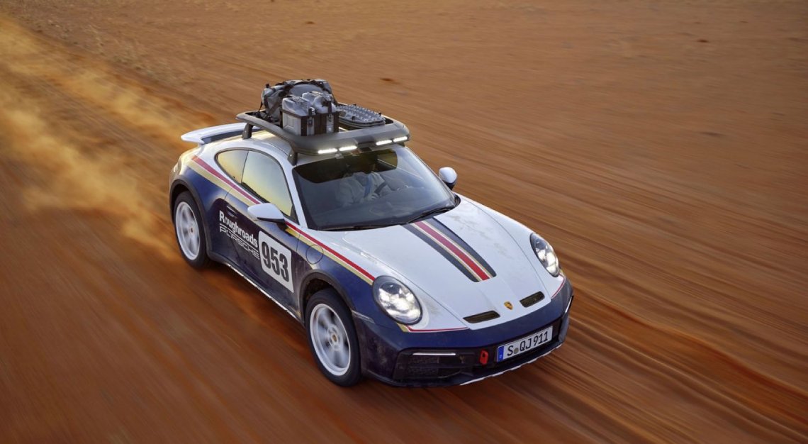 The new limitededition Porsche 911 Dakar is a rugged offroad take on