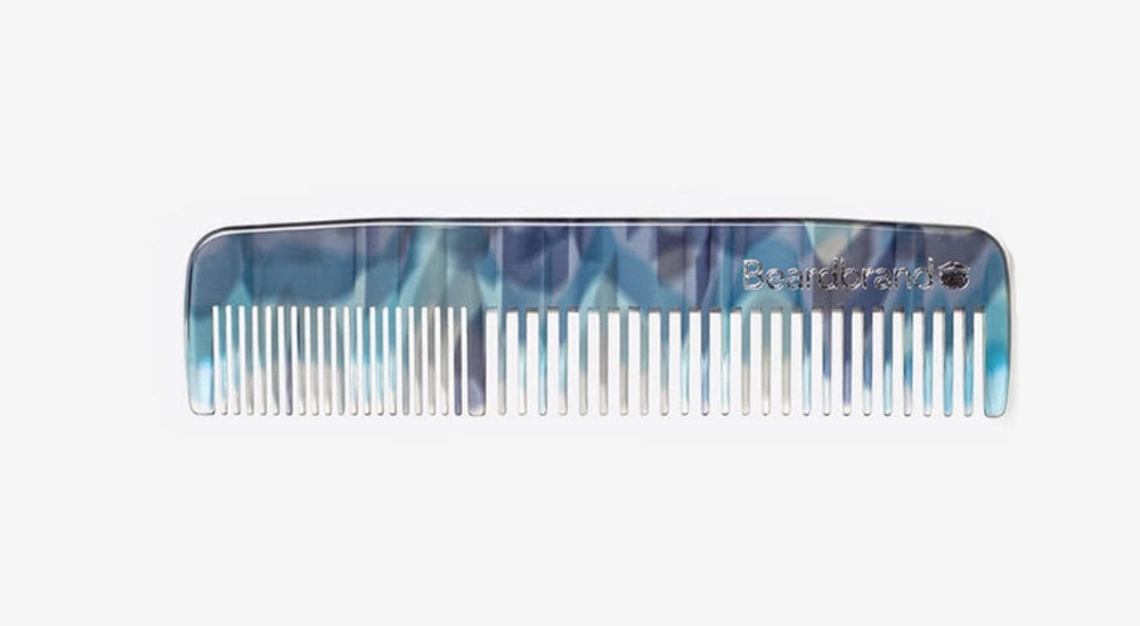 Beardbrand Large Cellulose Acetate Double-Ended Beard Comb