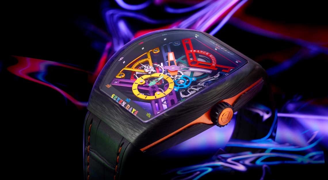 Franck Muller Vanguard Color Dreams CarboTech feature