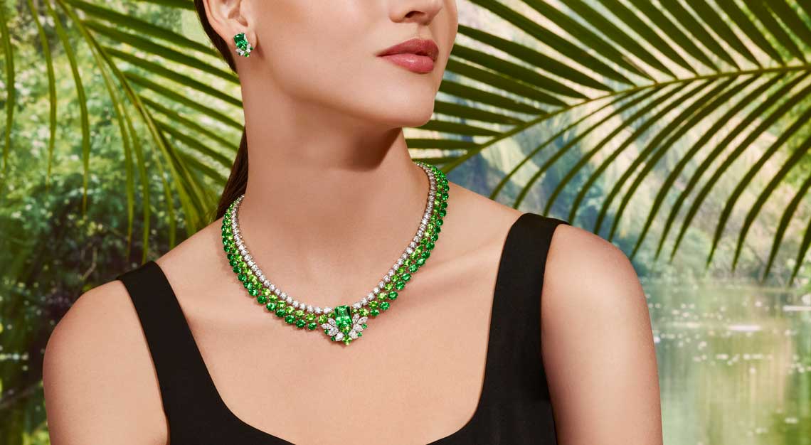 Harry Winston Majestic Escapes high jewellery tsavorite