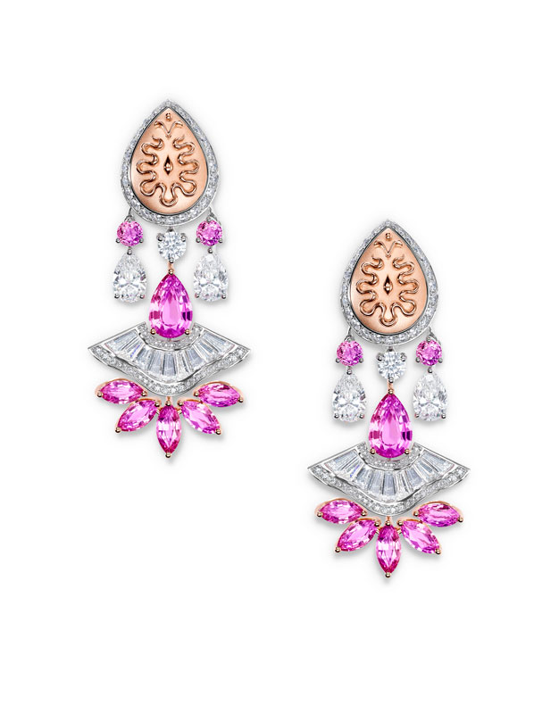 Chopard Exceptional Gems pink earrings