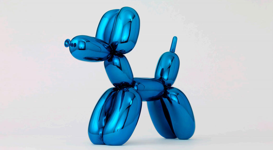 Jeff Koons Balloon Dog (Blue)