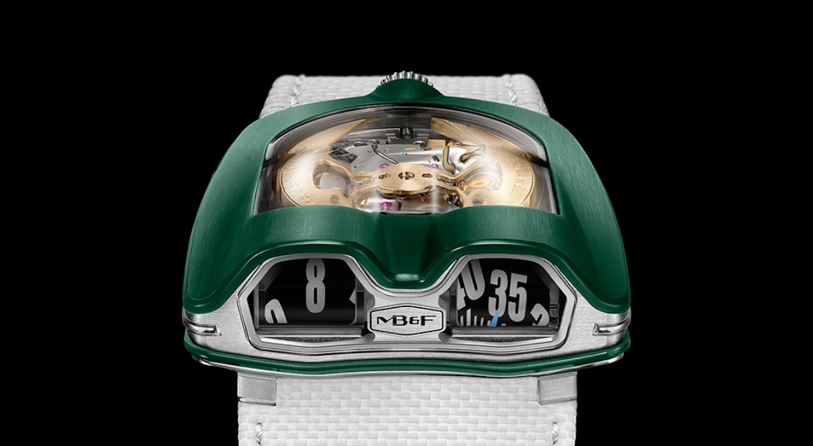 The MB&F HM8 Mark 2 in British racing green