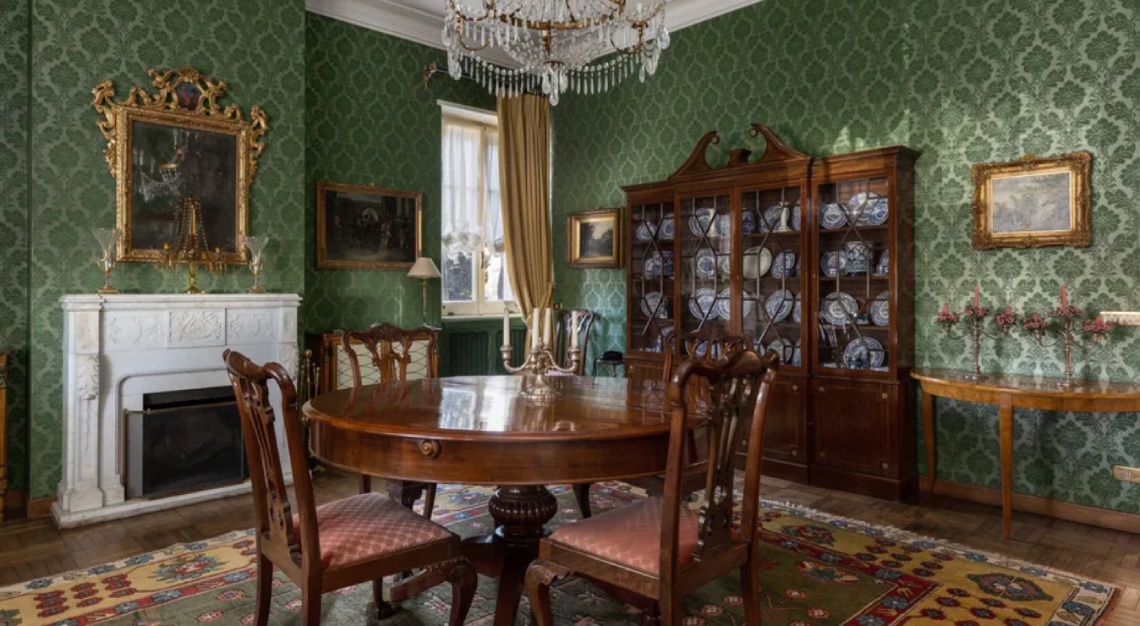 Dining Room Of Villa