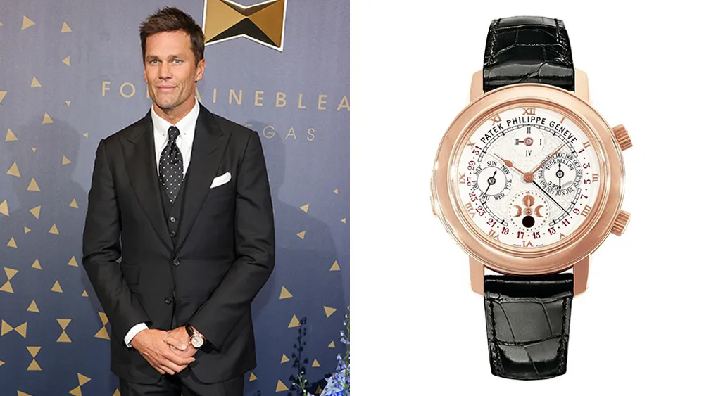 Tom Brady and his Patek Phillipe watch in Las Vegas