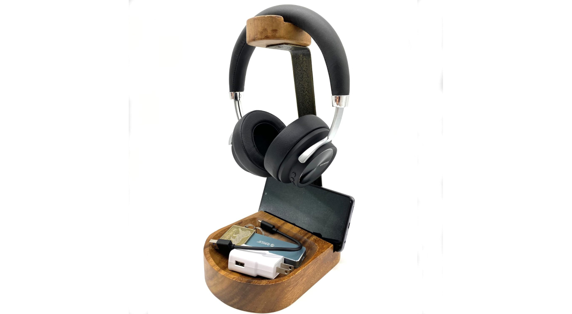 Wrightmart Wooden Headphone Stand