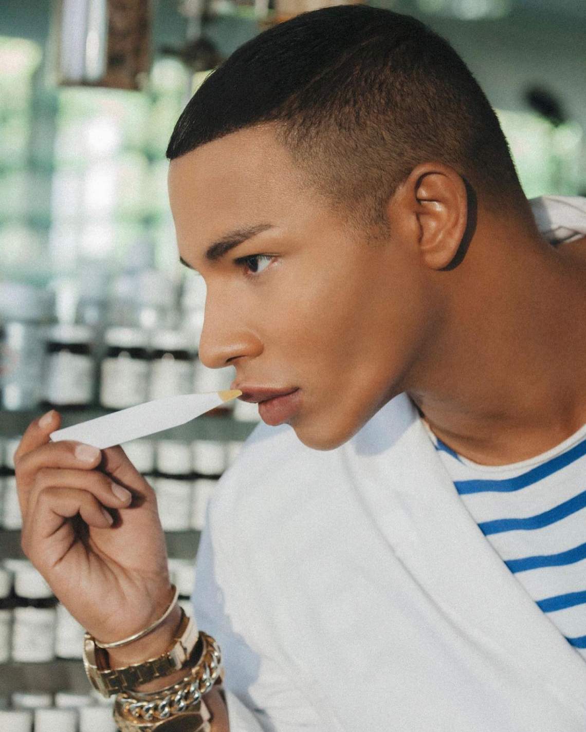 olivier rousteing balmain beauty