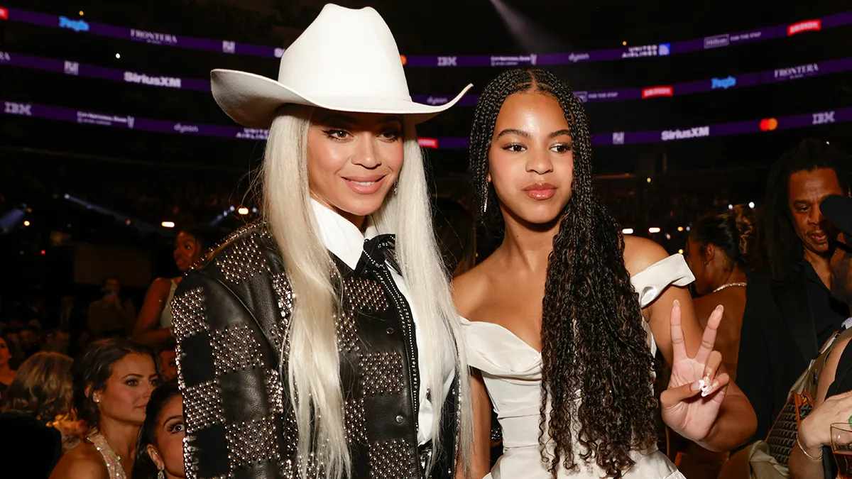 Beyoncé and Blue Ivy at the Grammys