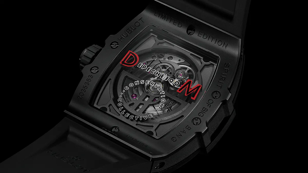 casebook of Hublot x Depeche Mode watch