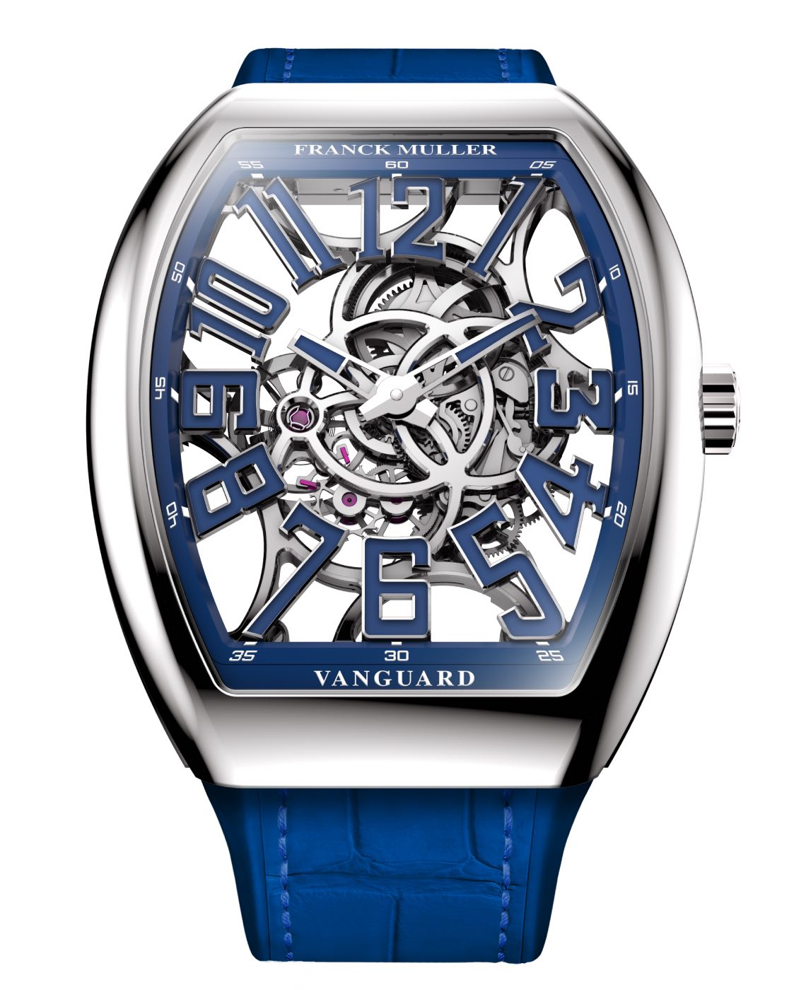 Franck Muller slim skeleton watch 