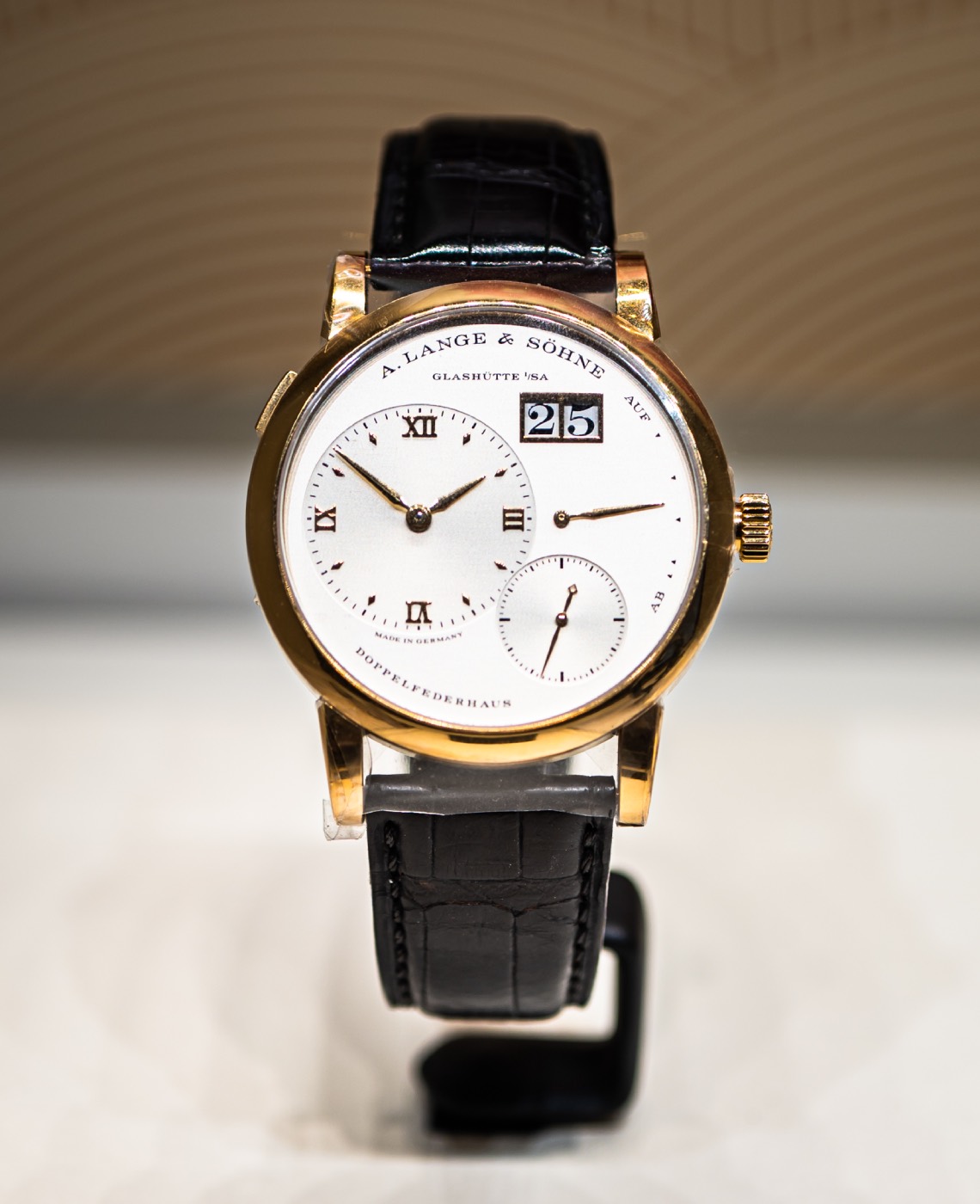yellow gold timepiece, A. Lange & Söhne's Lange 1