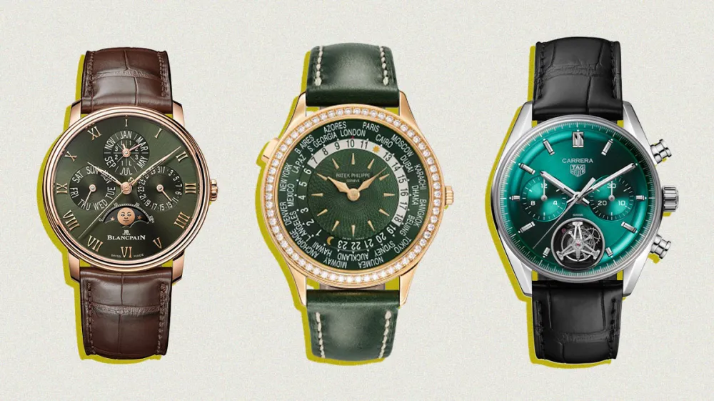 stylish green watches