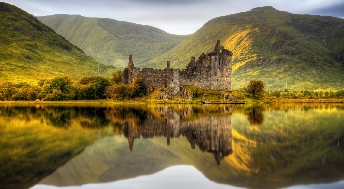 kilchurn castle in Scotland