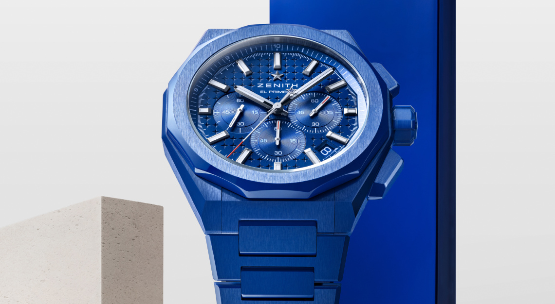 Zenith Blue Ceramic Chronograph Trilogy