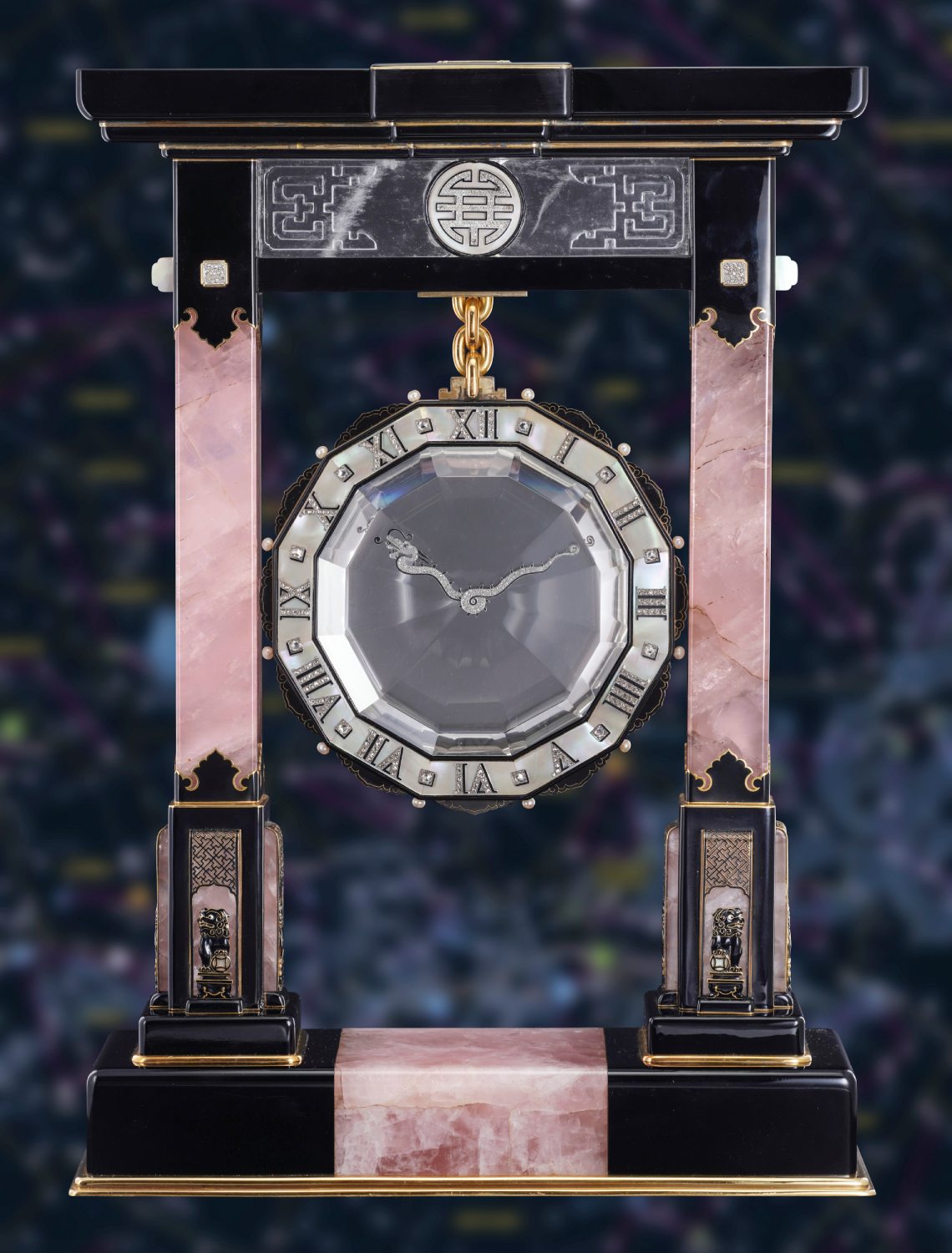 cartier portico mystery clock phillips