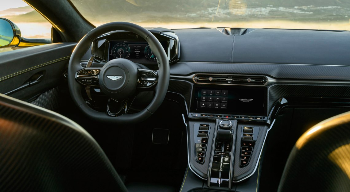aston martin vantage interior