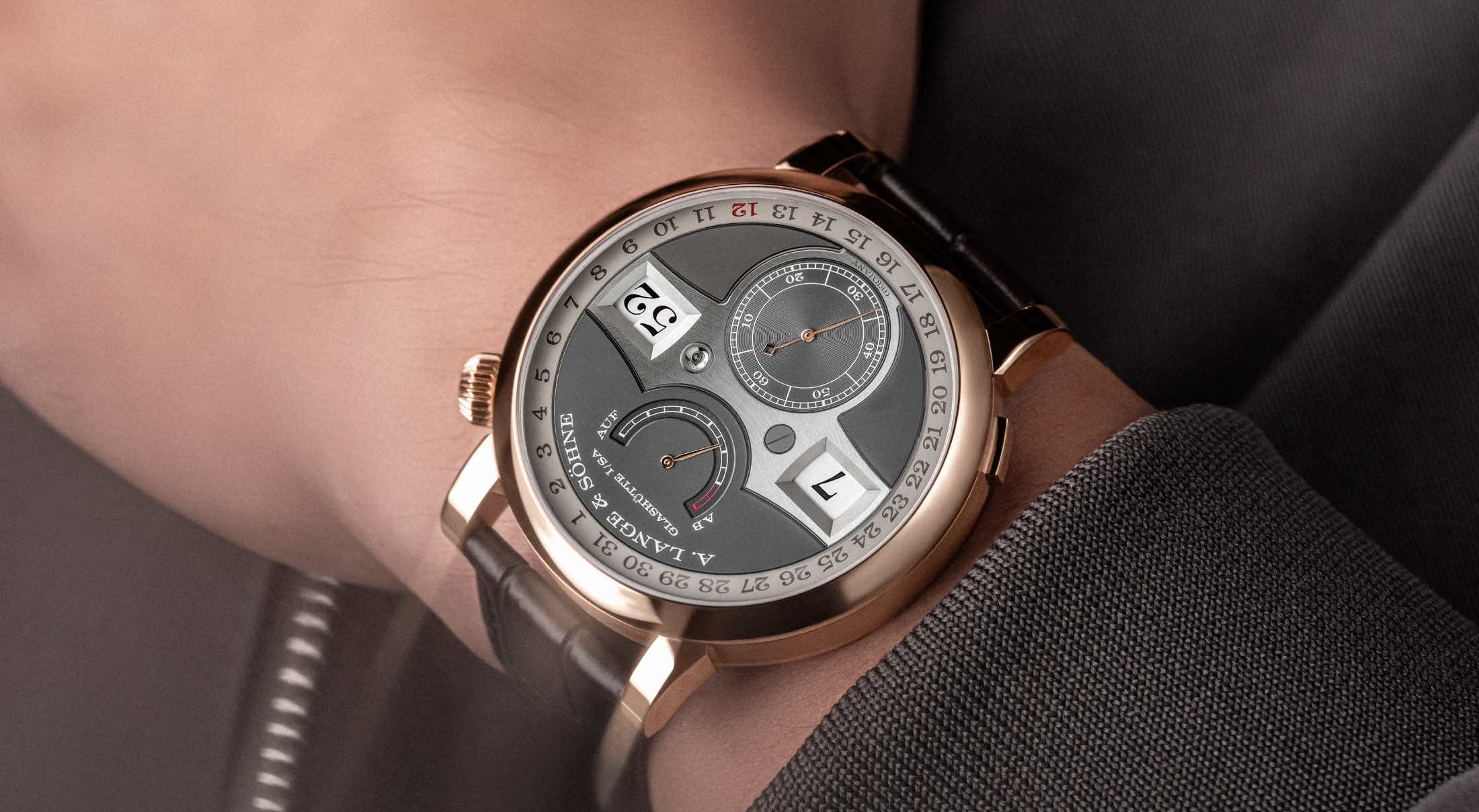 A. Lange & Söhne unveils a new Zeitwerk Date in Pink Gold - Robb Report ...