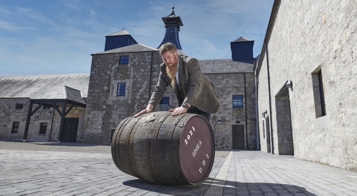 Stewart Bowman at Brora Distillery 