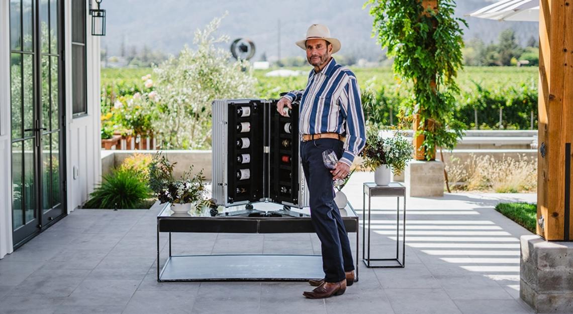 rimowa wine luggage